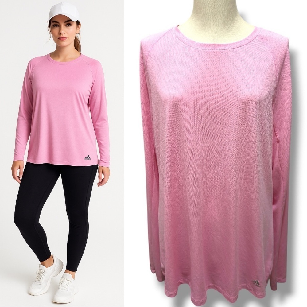 360 Adidas | NWOT Egypt Women's Golf Light Pink Long Sleeve Top (size XL)